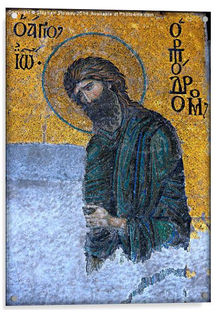  John the Baptist Acrylic by Stephen Stookey