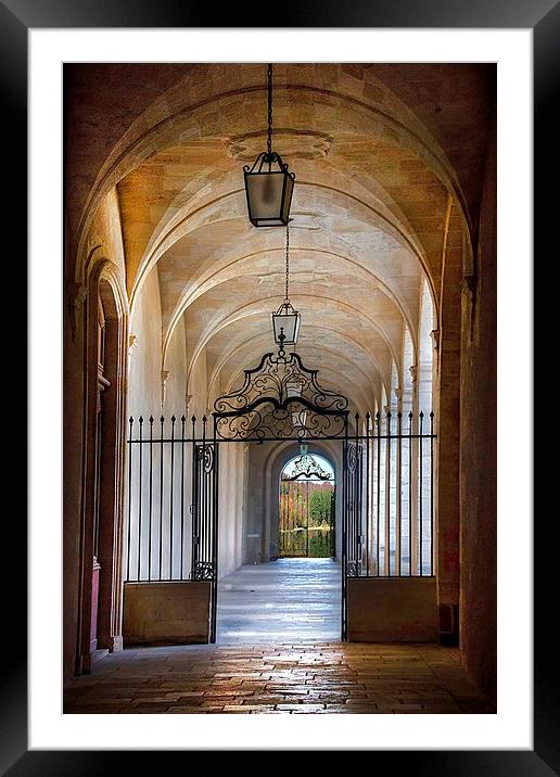  Abbaye des Benedictins  Framed Mounted Print by Irene Burdell
