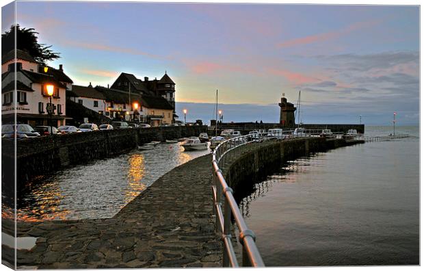  Lynmouth Harbour Canvas Print by graham young