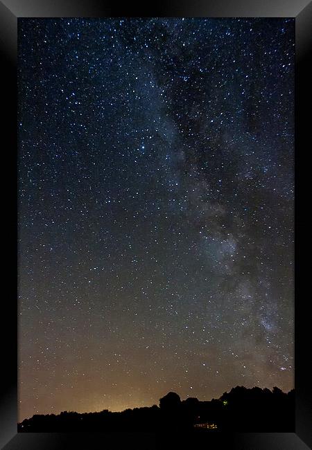  The Milky Way Framed Print by Dave Rowlatt