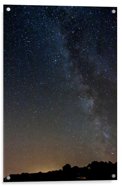  The Milky Way Acrylic by Dave Rowlatt