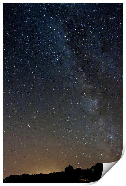  The Milky Way Print by Dave Rowlatt