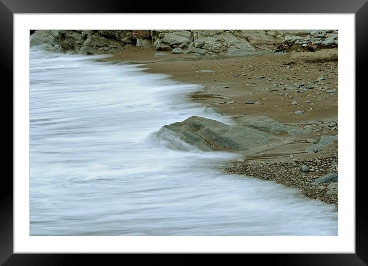 The Flowing Tide  Framed Mounted Print by graham young