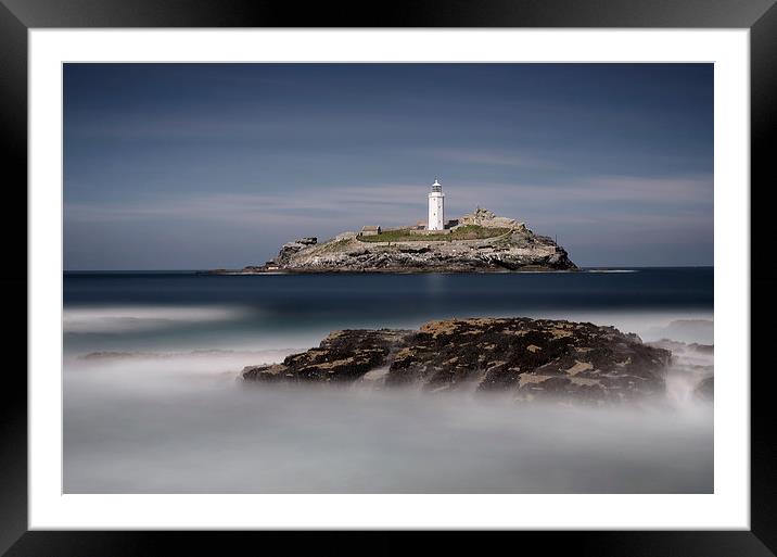  Godrevy Lighthouse Framed Mounted Print by Richard Taylor