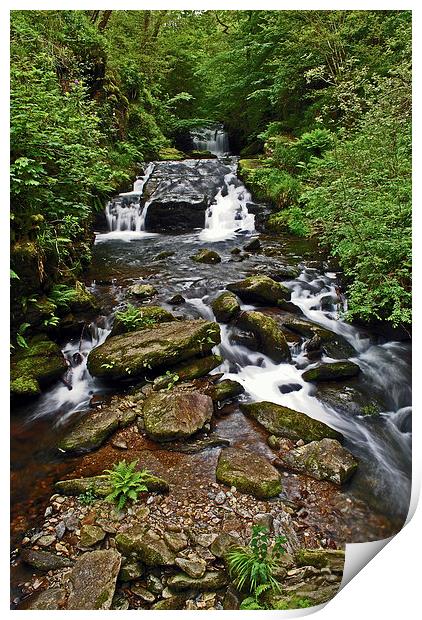 Watersmeet Falls  Print by graham young