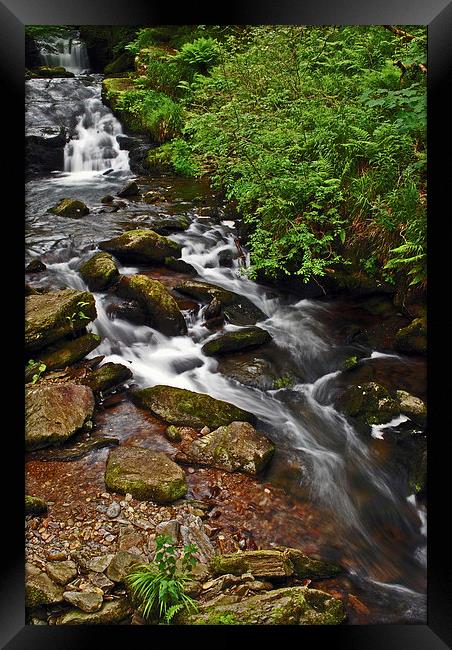 Watersmeet Falls  Framed Print by graham young