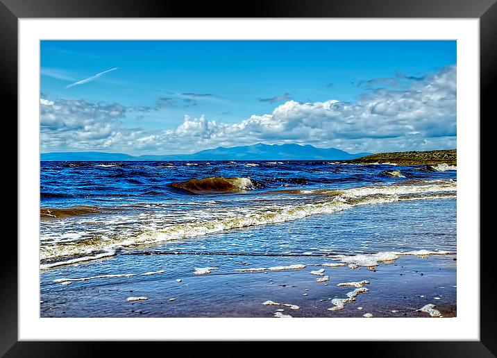 Incoming Tide  Framed Mounted Print by Valerie Paterson