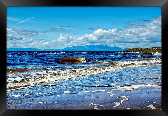 Incoming Tide  Framed Print by Valerie Paterson