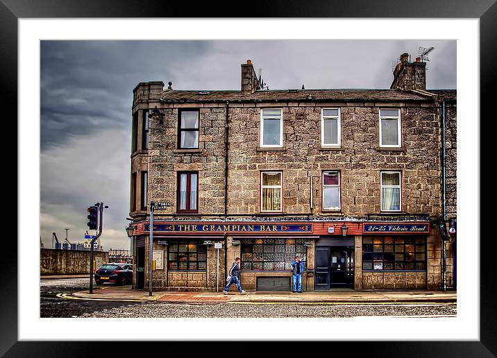 Victoria Road Aberdeen Framed Mounted Print by Valerie Paterson