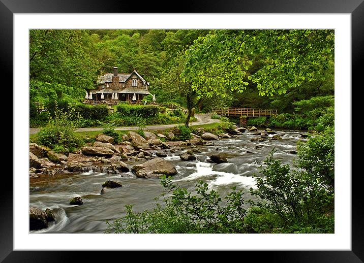 Watersmeet Lodge  Framed Mounted Print by graham young