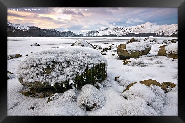  Winter Sunrise At Derwentwater Lake District  Framed Print by Gary Kenyon