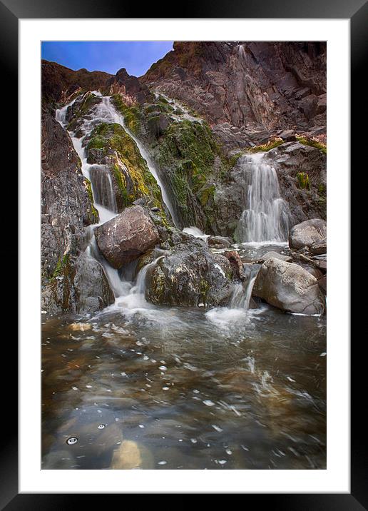 Welcombe Falls, Watermouth, Devon Framed Mounted Print by Phil Clements