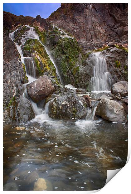  Welcombe Falls, Watermouth, Devon Print by Phil Clements