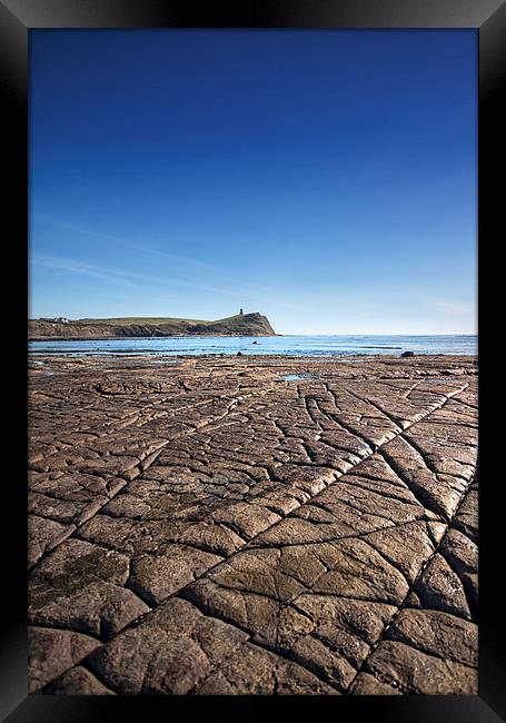 Kimmeridge Ledges  Framed Print by Mark Godden