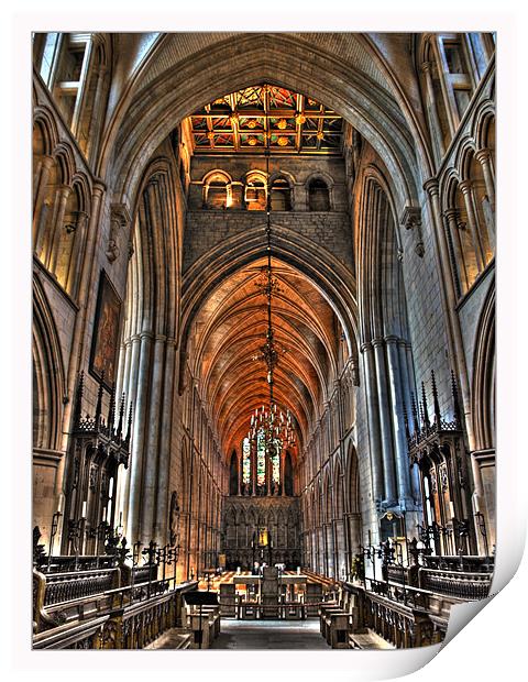 Southwark Cathedral Print by CHRIS ANDERSON