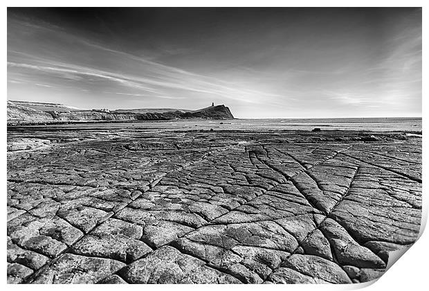 Kimmeridge Ledges  Print by Mark Godden