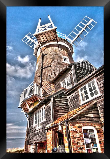 The Windmill at Cley Framed Print by Graham Thomas