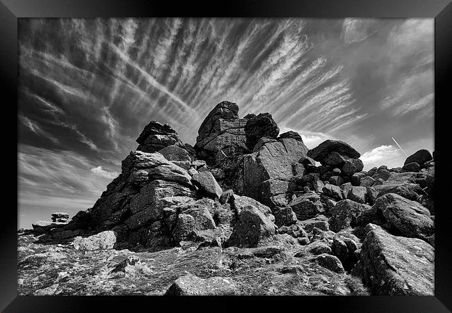 Hound Tor  Framed Print by Mark Godden