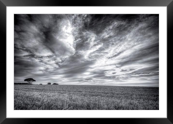 Clouds Above Framed Mounted Print by Ray Abrahams