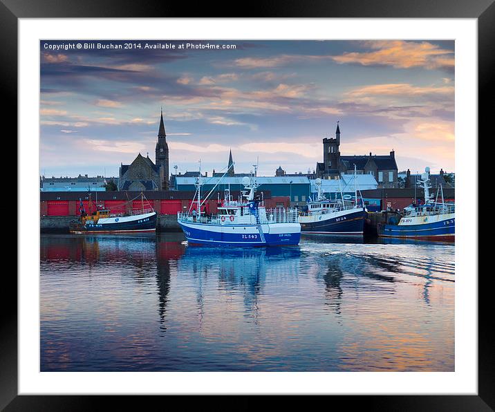  Fraserburgh, Home From The Sea Framed Mounted Print by Bill Buchan