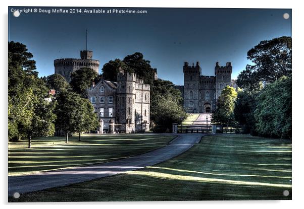  Windsor Castle Acrylic by Doug McRae