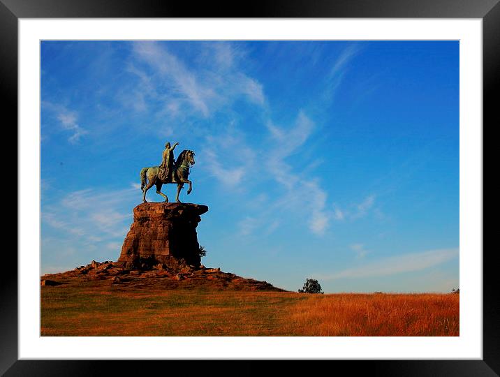  The Copper Horse Framed Mounted Print by Doug McRae