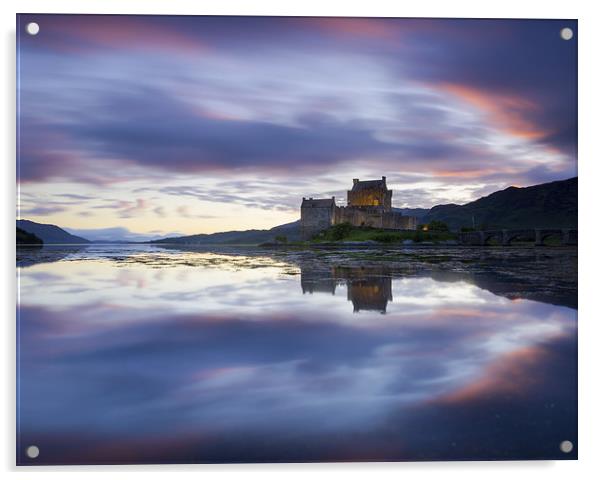  Eilean Donan Castle, Scotland Acrylic by Daugirdas Racys