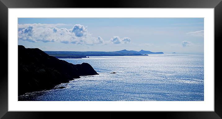  From Penbwchdy to St Davids Head Framed Mounted Print by Barrie Foster