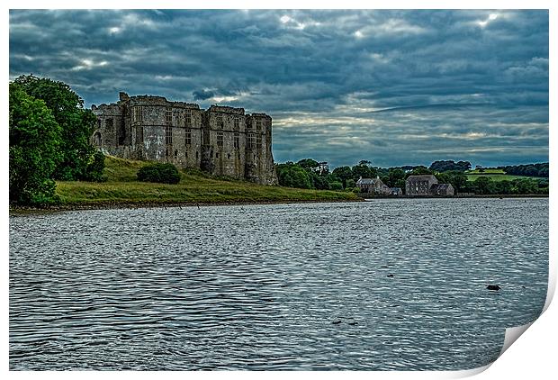  Carew Castle Pembrokeshire Print by Steve Purnell