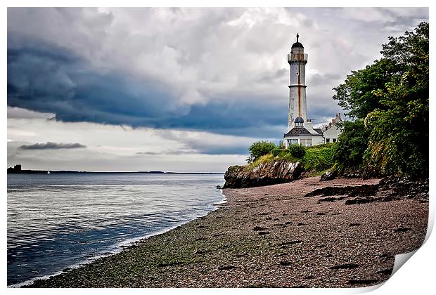 West Lighthouse   Print by Valerie Paterson