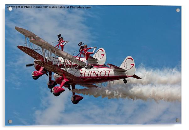  Aerobatic Display Acrylic by Philip Pound