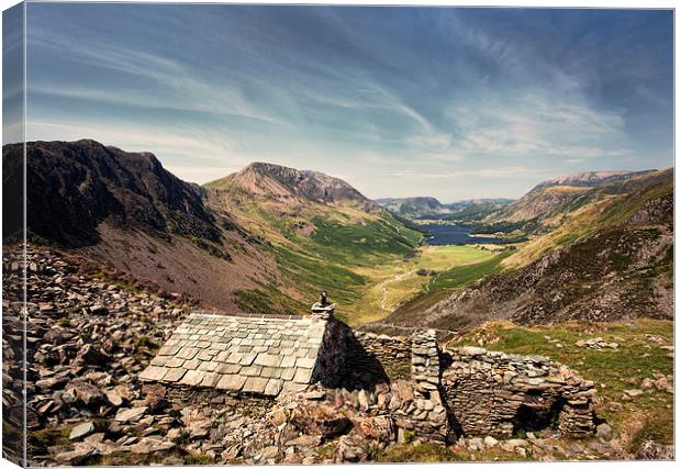  The Bothy Canvas Print by andrew bagley
