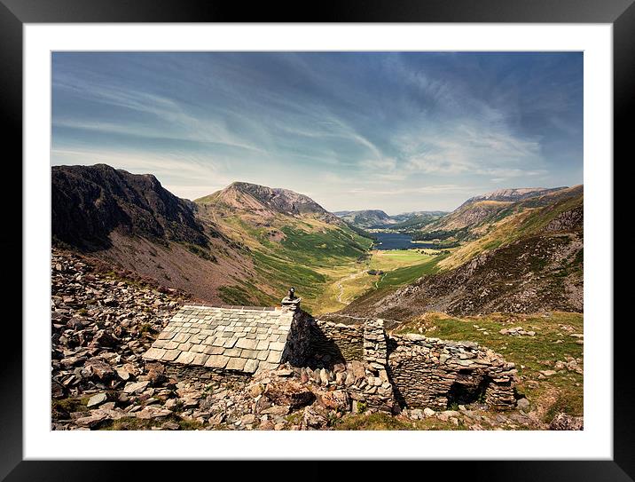  The Bothy Framed Mounted Print by andrew bagley
