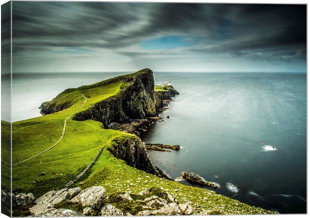  40 Seconds at Neist Point Canvas Print by John Cropper