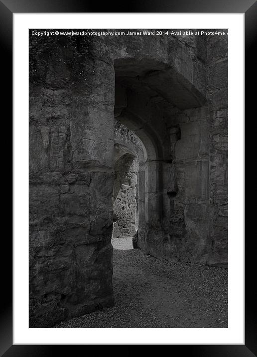  Castle doorways Framed Mounted Print by James Ward