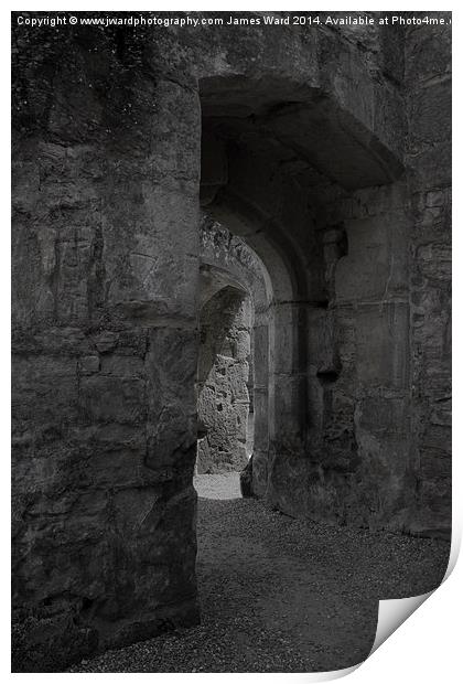  Castle doorways Print by James Ward