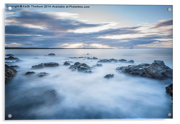 Dreamy Sea at Dunbar Acrylic by Keith Thorburn EFIAP/b