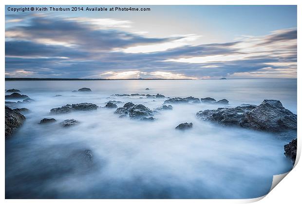 Dreamy Sea at Dunbar Print by Keith Thorburn EFIAP/b