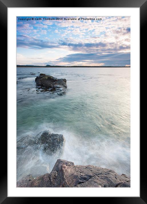 Dunbar Coast Framed Mounted Print by Keith Thorburn EFIAP/b