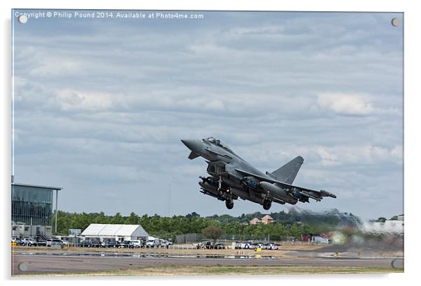  RAF Tornado Jet Taking Off Acrylic by Philip Pound