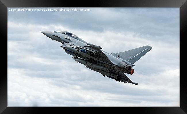  RAF Tornado Jet in Flight Framed Print by Philip Pound