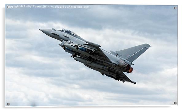  RAF Tornado Jet in Flight Acrylic by Philip Pound