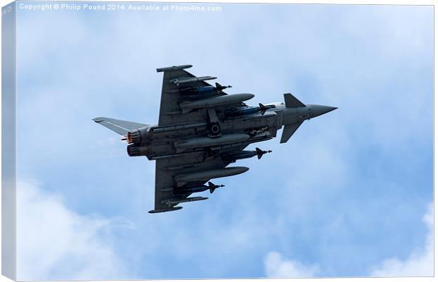  RAF Tornado Jet Fighter Plane in Flight Canvas Print by Philip Pound