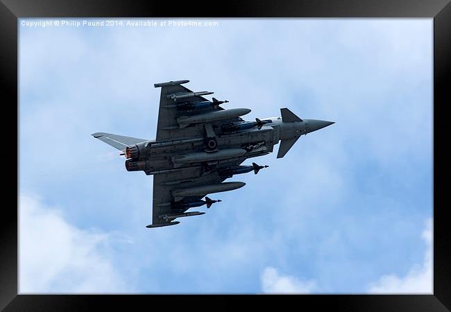  RAF Tornado Jet Fighter Plane in Flight Framed Print by Philip Pound