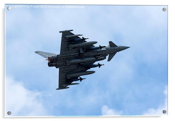  RAF Tornado Jet Fighter Plane in Flight Acrylic by Philip Pound