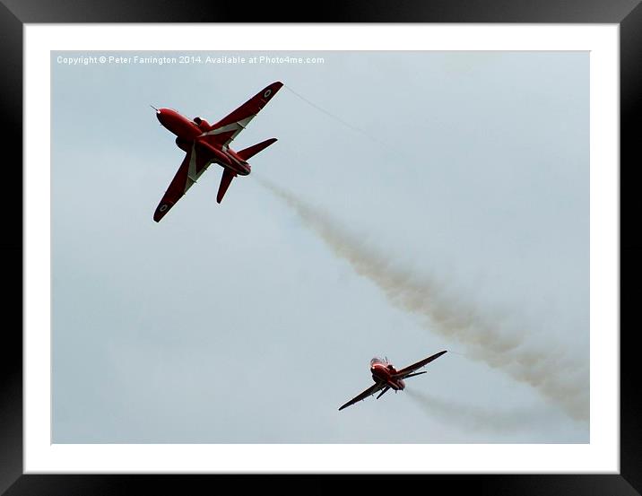  Reds Roll Out ! Framed Mounted Print by Peter Farrington