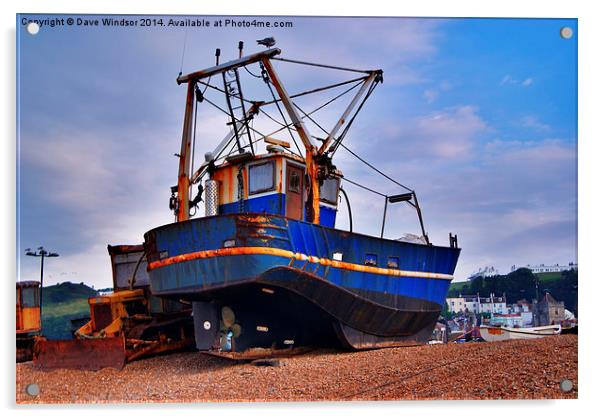  Fishing Boat Acrylic by Dave Windsor
