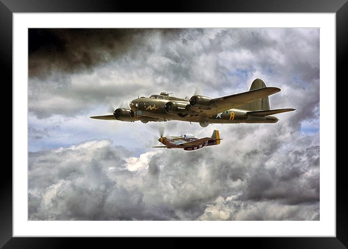  Sally B and Mustang Framed Mounted Print by Jason Green
