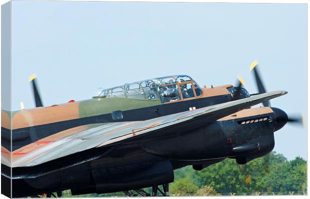  BBMF Lancaster Bomber Canvas Print by Phil Emmerson