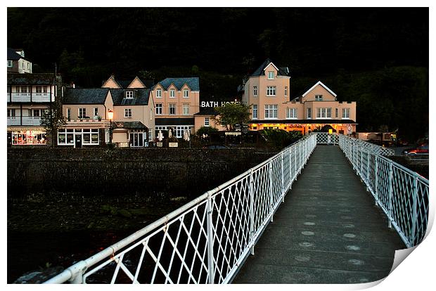The Bath Hotel, Lynmouth  Print by graham young